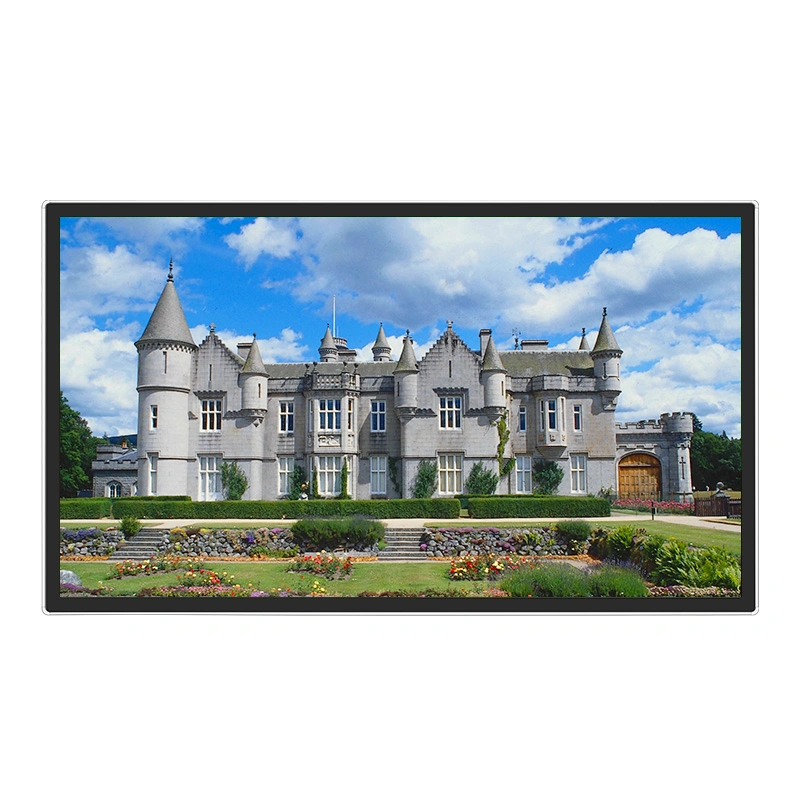 LCD Wall Mounting Advertising Display Multi Touch Screen