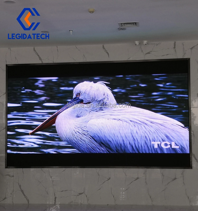 Legidatech LED Exhibition HD Floor Standing Full Color Front Maintenance Indoor Electronic Digital Media LED Poster Display Screen