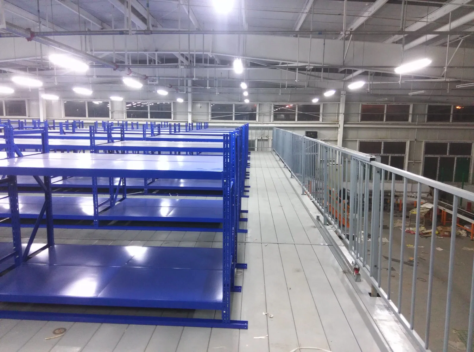 Polvo Coated Metal Mezzanine almacenamiento Racks Hot Sale