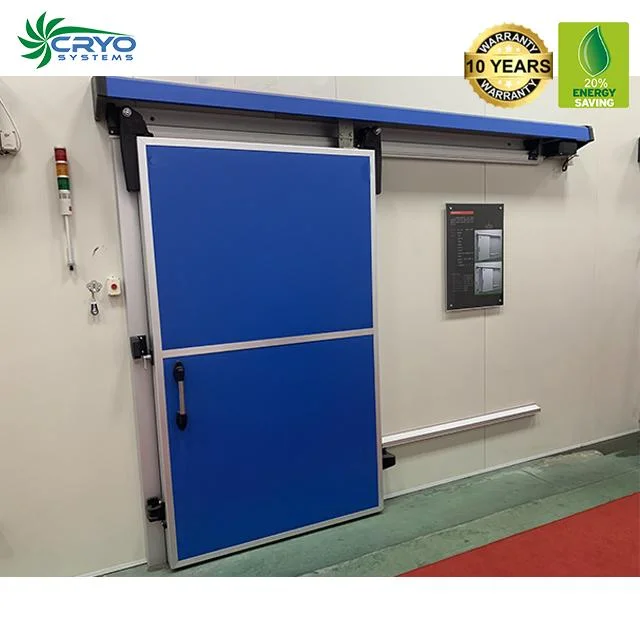 Cold Room/Cold Storage Door Automatic/Manual Sliding Door for Cold Storage