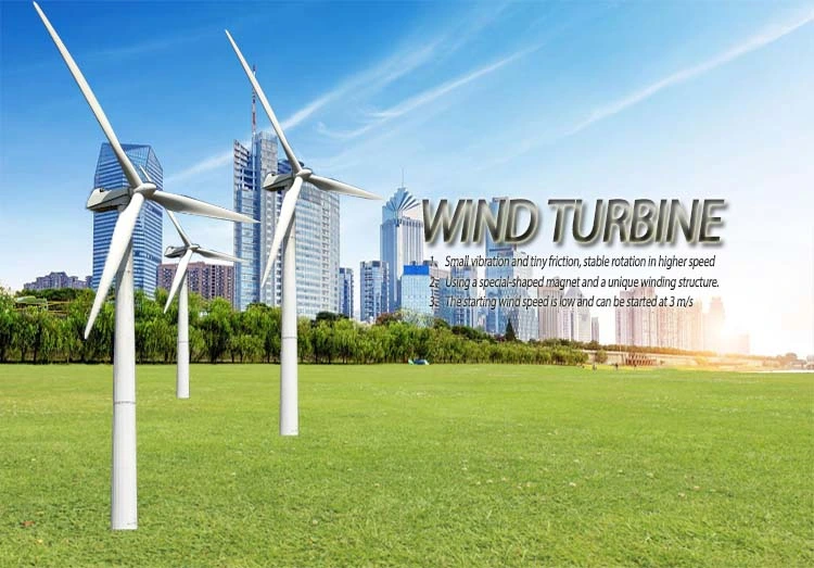 Basse vitesse AC génératrice éolienne à aimant permanent 600W 1KW de puissance du vent
