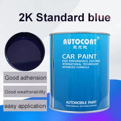 Alta aplicación Alta concentración Acrílico Auto Paint Mayoreo Spray Alto Chroma Car Paint Glinter HS 2K Topcoat Standard Blue G208