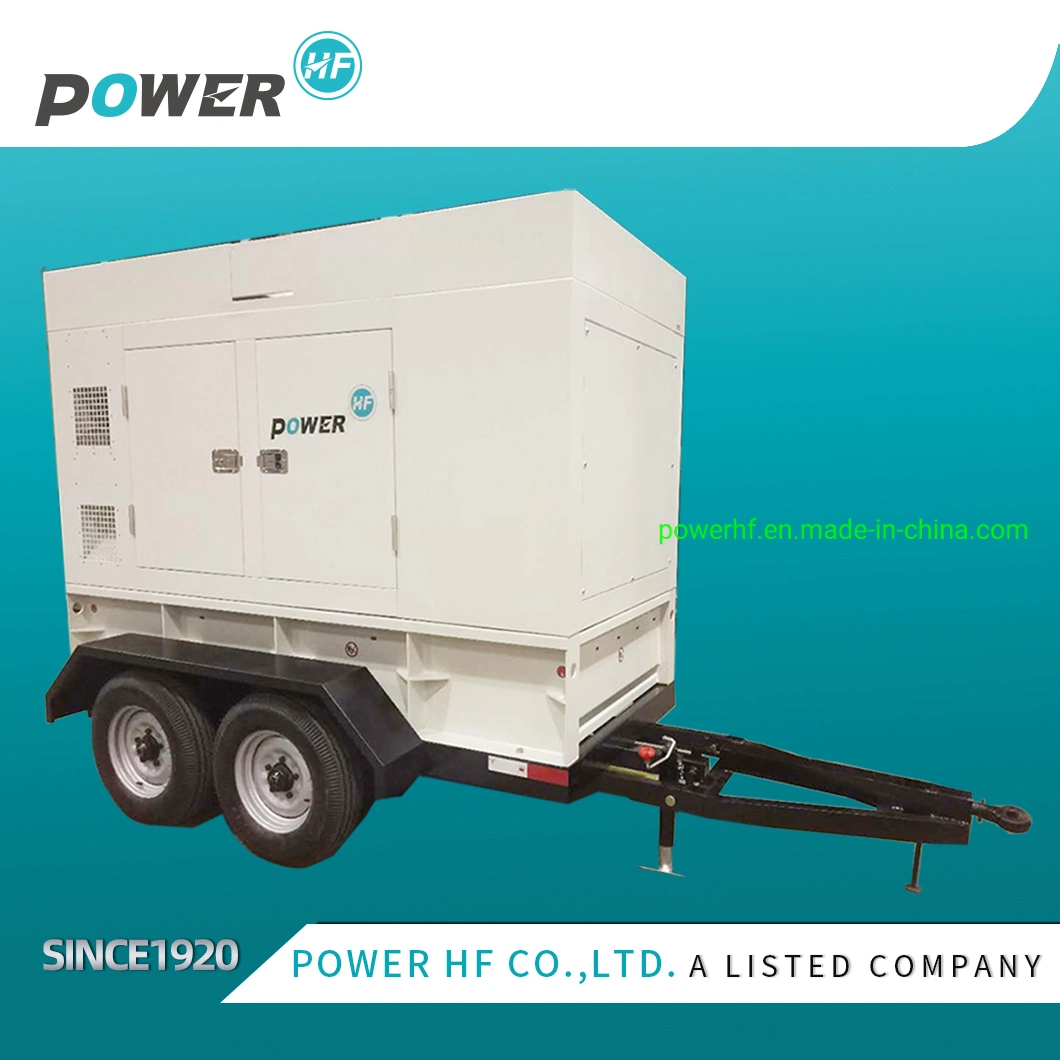 Super Silent 350kw/437kVA Diesel Generator Set, Mobile Trailer Available 500kw Trailer Mounted Towable Mobile Trolley Diesel Generator Set