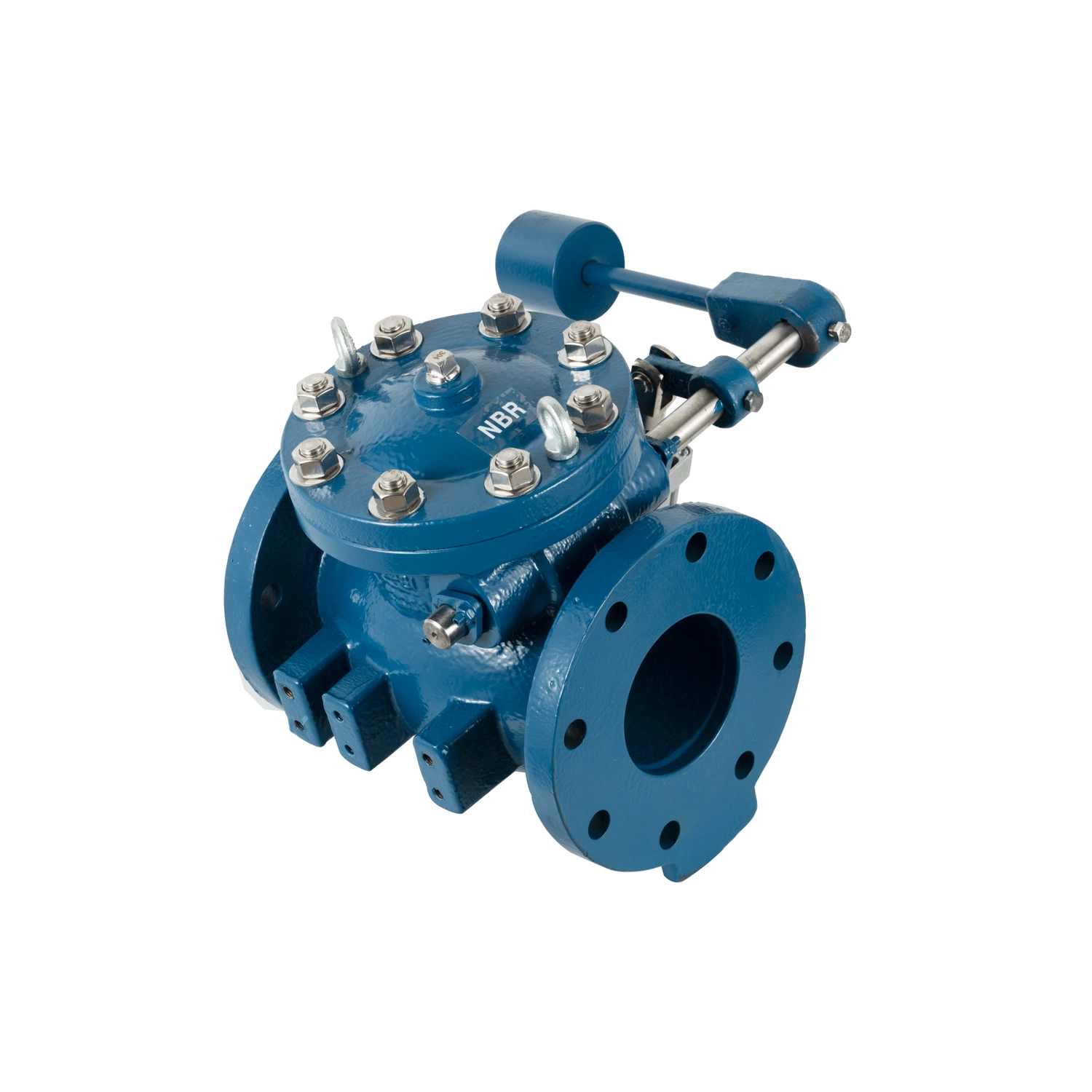 Swing Type Check Valve with Lever + Counterweight + Hydraulic Damping Cylinder