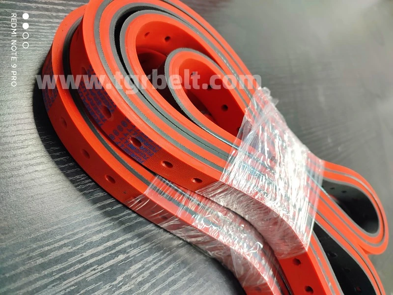 Heat Resistant Rubber Coated Flat Timing Belt for Packing Machine, Feeders, Sorters and Vffs Packing Machines Hight Wear-Resisting Timing Belt