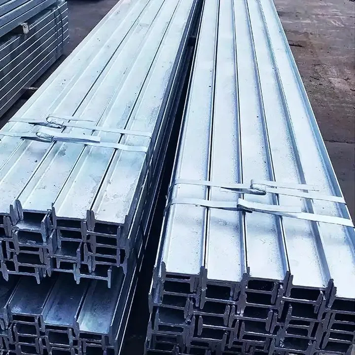 Aço galvanizado Hot DIP, tipo Z, ASTM A36 Q345b, laminado a quente Aço/aço em forma de I/aço em forma de C Perfil de carbono Aço carbono H moldado Aço