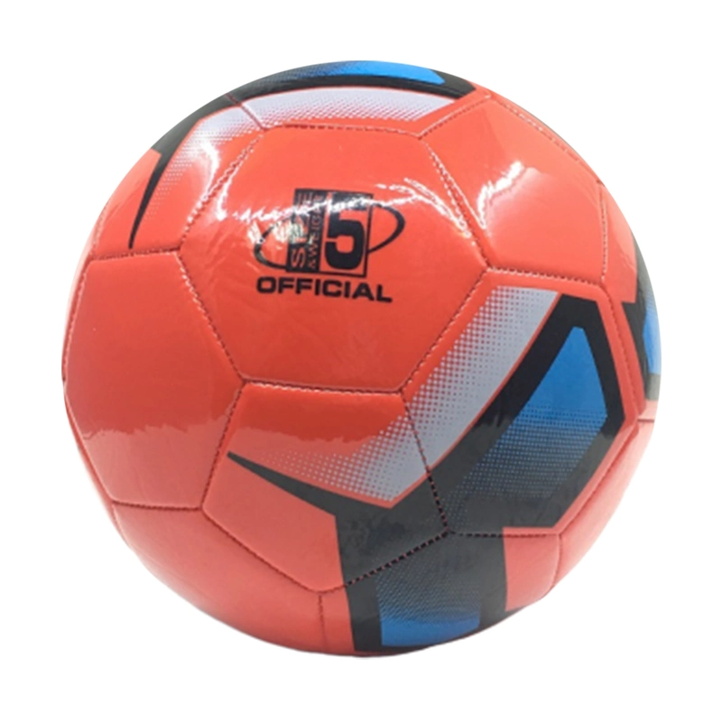 Balón de fútbol con costura de PVC promocional, talla 3, 4, 5