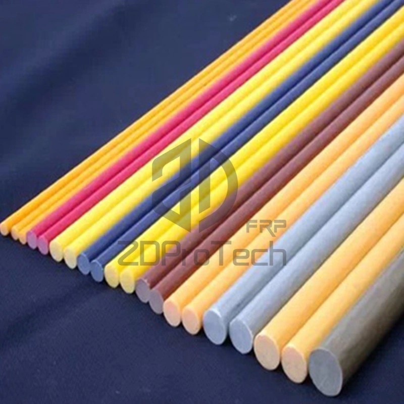 Fiberglass Reinforced Plastics Tent Poles FRP Pole / Rod Tube / Solid Fiberglass Rods for Sale.