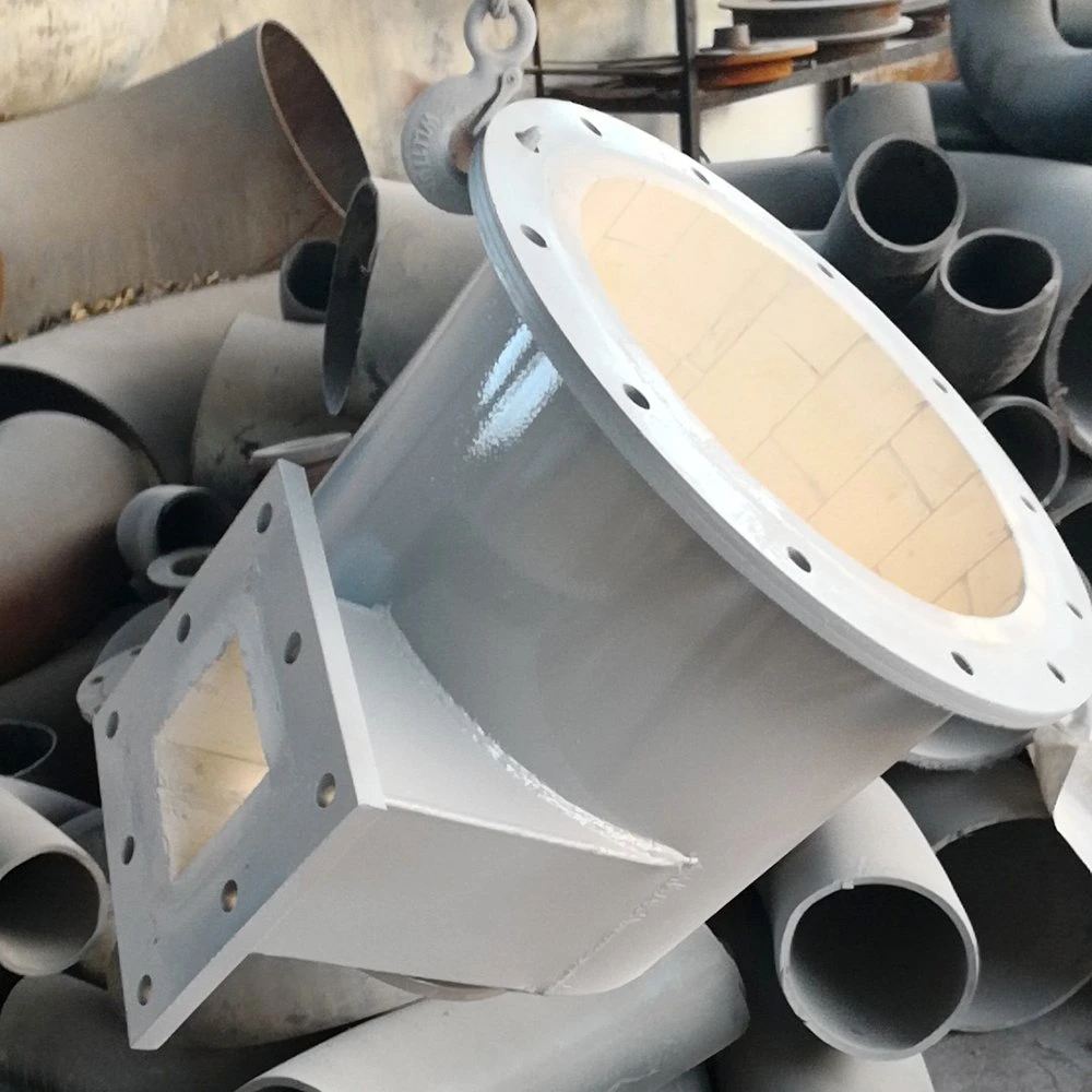 Fabricantes da China alumina Folha cerâmica tubo resistente ao desgaste material em conformidade para Equipamento de pó