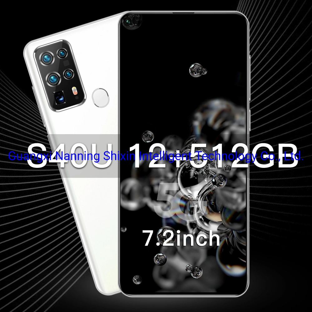 S40u 7.2 12g /512GB+ Smartphone Amoled Screen Android 10.0 Phone with Face Unlock, Phone Smartphone