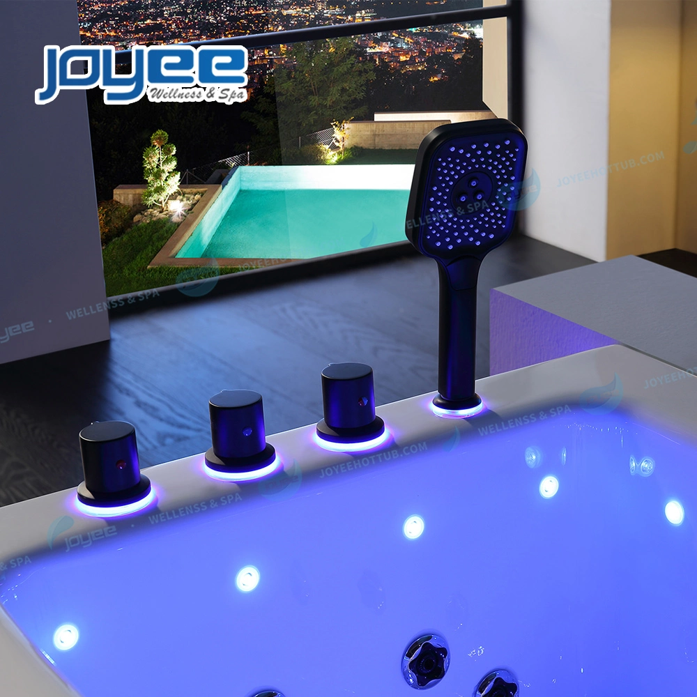 Joyee Moderne Mode Badewanne importiertes Material Wasserfall kleine Größe SPA