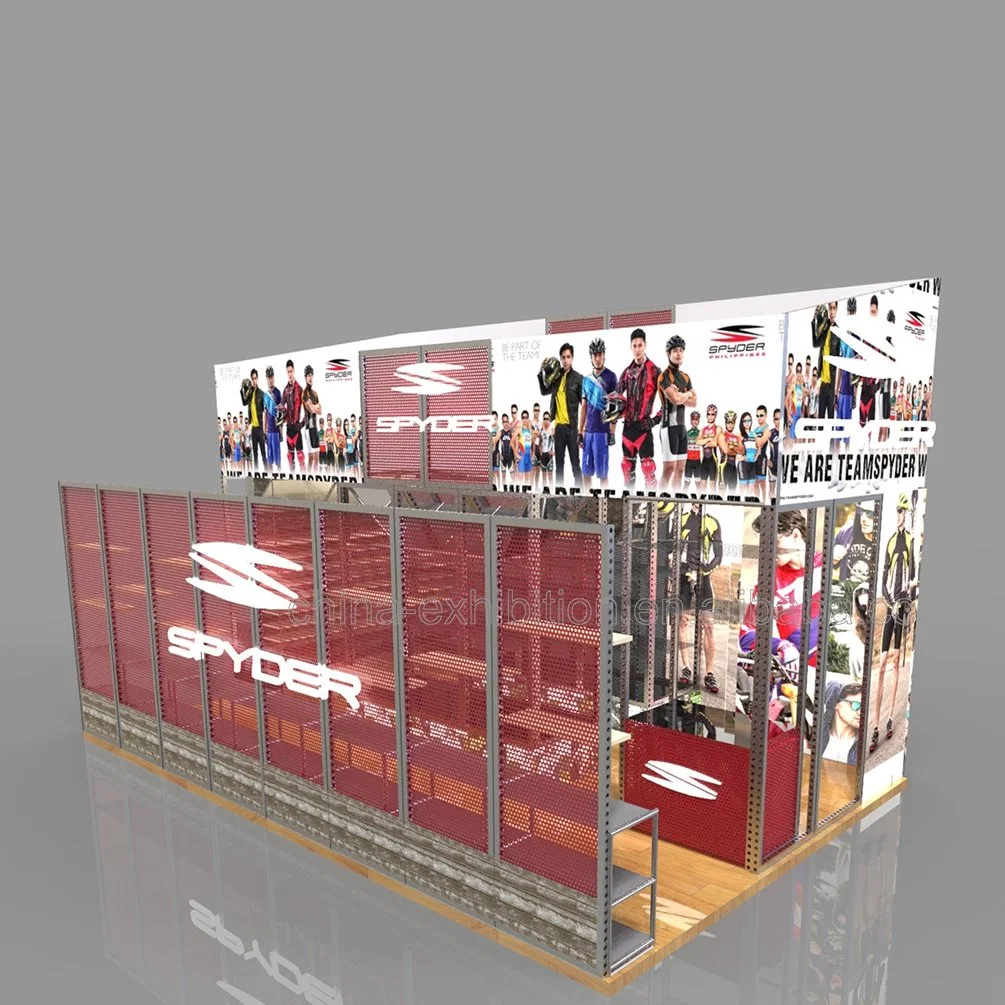 El stand de exposiciones de tela reutilizables modular con el gráfico