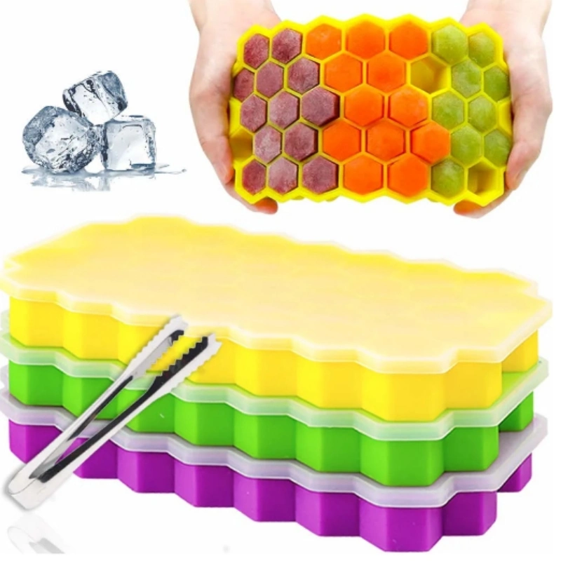 Easy Release Silicone Mold Ice Cube Tray Kitchen Mini Ice Tray