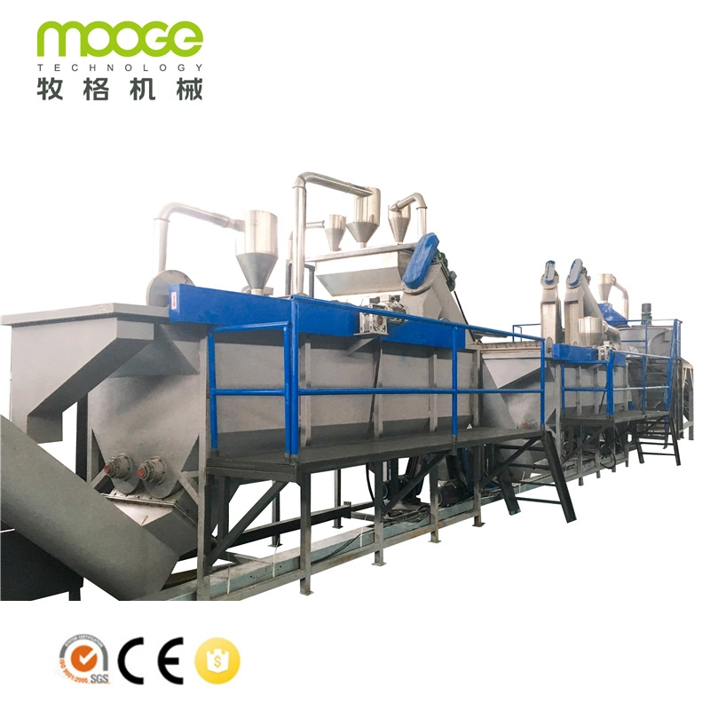 MT Series Plastic PET PE PP Crusher Granulator Washing and Recycling Recycling Line