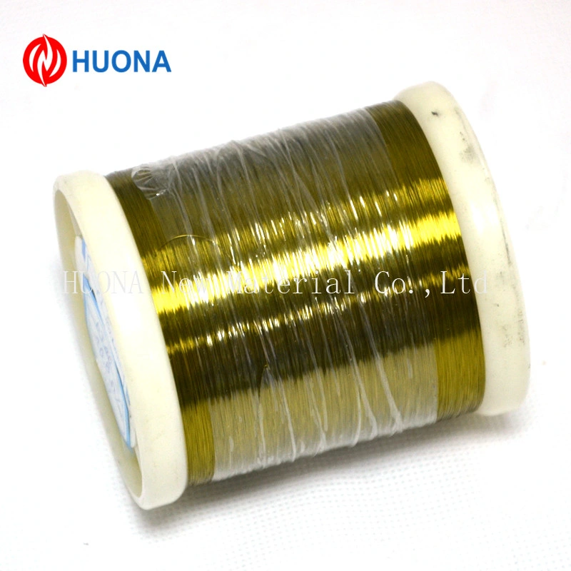 Color Double Enameled Resistance Wire Precious Metal Alloy Wire