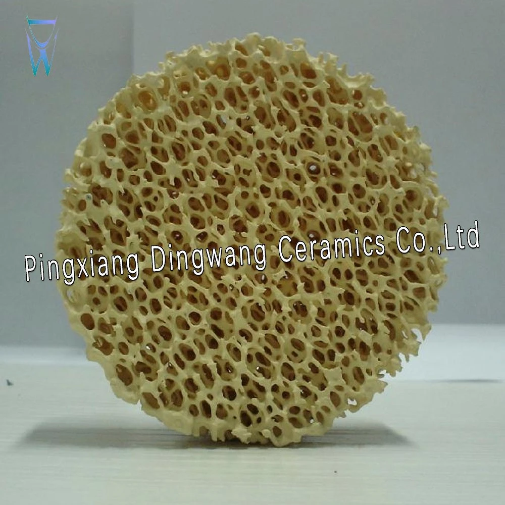 Ceramic Foam (Aluminum Oxide, Zirconium Oxide, Silicon Carbide) for Metallurgical Industry Filter