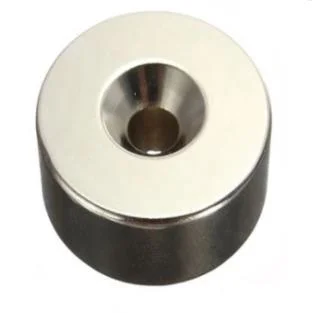 NdFeB N48h Cup Shape Magnet with High quality/High cost performance  Plating Ring Magnet