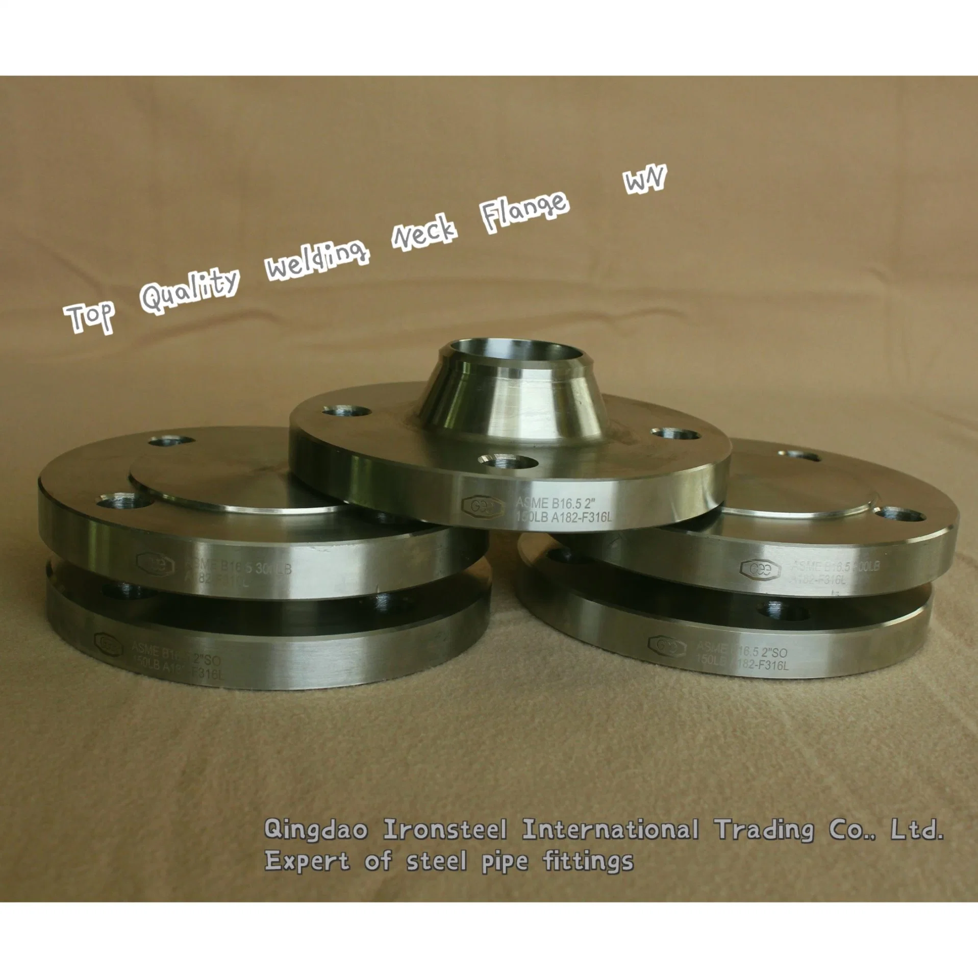 ANSI DIN Welding Neck Flange A105, 304, 316 Material