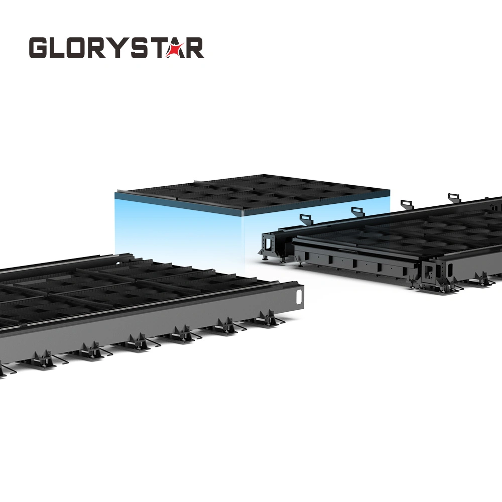 Alto nivel Glorystar Industrial-Grade maquinaria de procesamiento de metal de la máquina de corte por láser