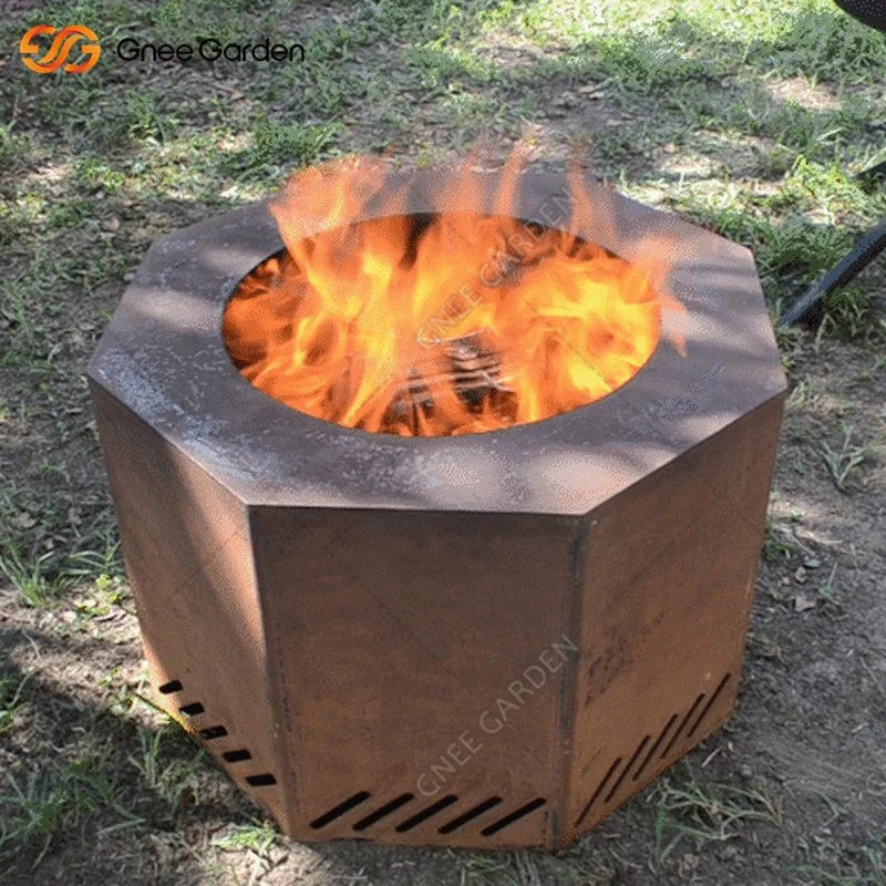 Prix d'usine Corten Steel Fire Pit avec Woodbuning