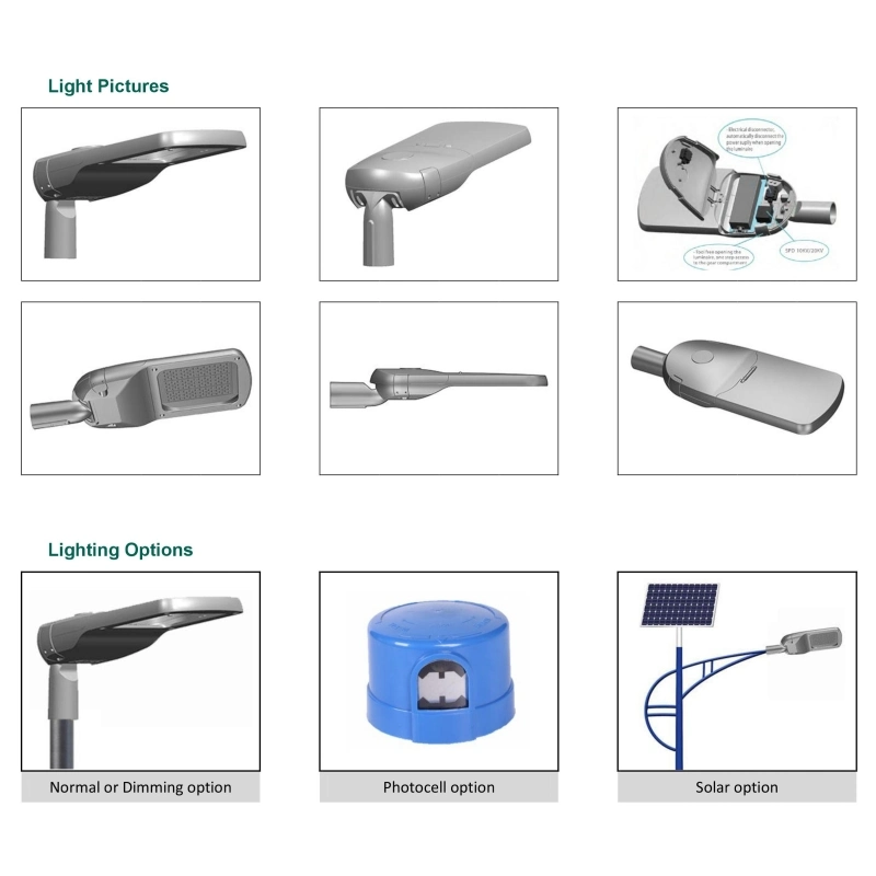 La luz de carretera de alta potencia 200W LED SMD 5050 de la luz de la calle