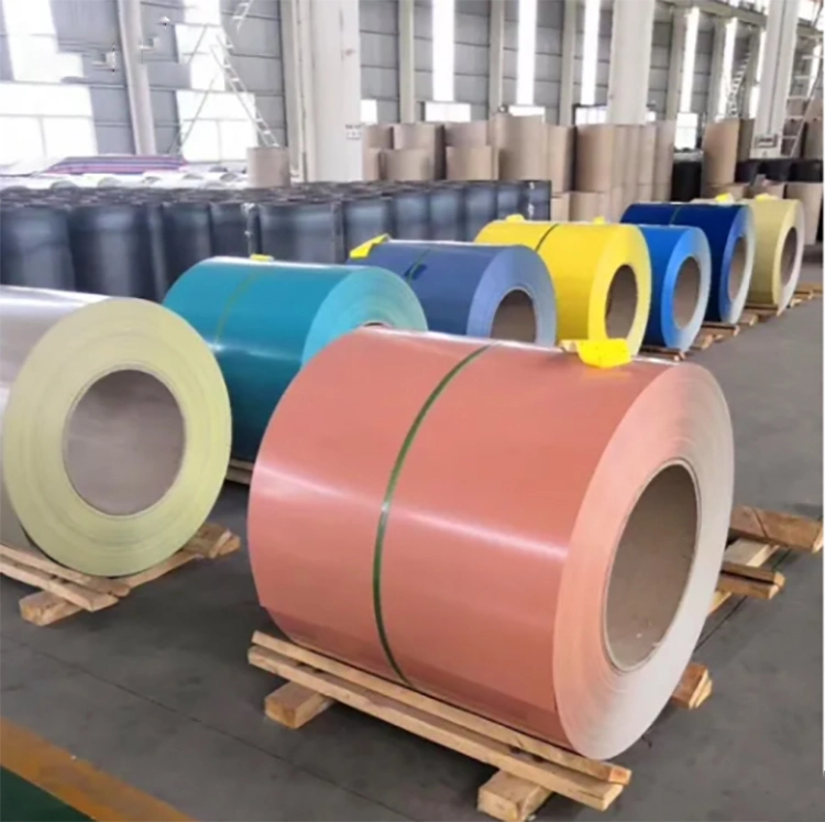 0.7 mm SPCC Cold Roll Hot Rolled Coil Building Roofing Sheet Steel Coil PPGI/ PPGL G350 G550 Ral90 Iron Sheet Prepainted Galvanized Zinc Coating Steel