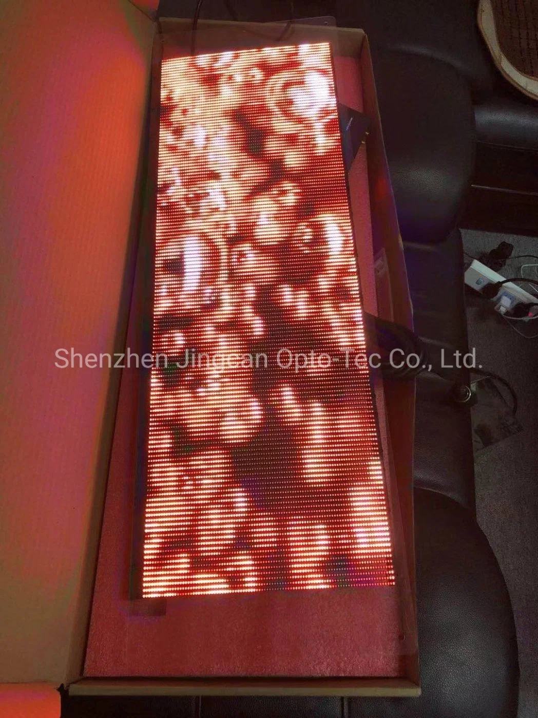 Taxi Rear Window Transparent LED Display P2.6-5.2mm Car Rear Window Display LED Screen