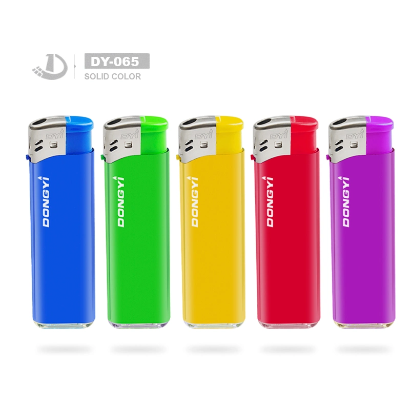 Dy-065 Popular High Quality Disposable Plastic Electric Lighter