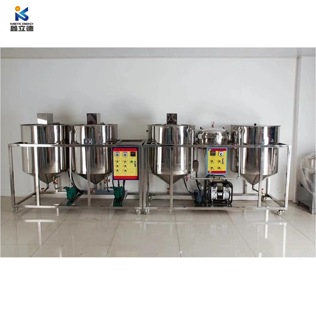 Palm Kernel Sunflower Groundnut Soybean Crude Oil Refinery Equipment