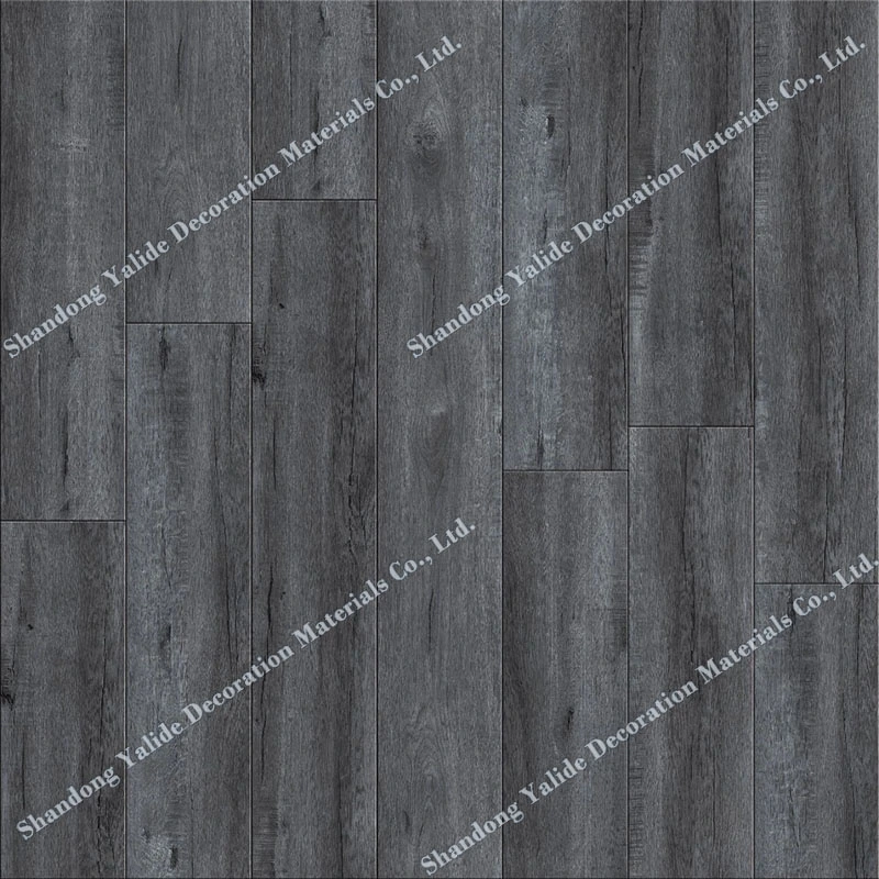 Wooden Waterproof Fireproof Spc Click Vinyl Plank Flooring Building Material