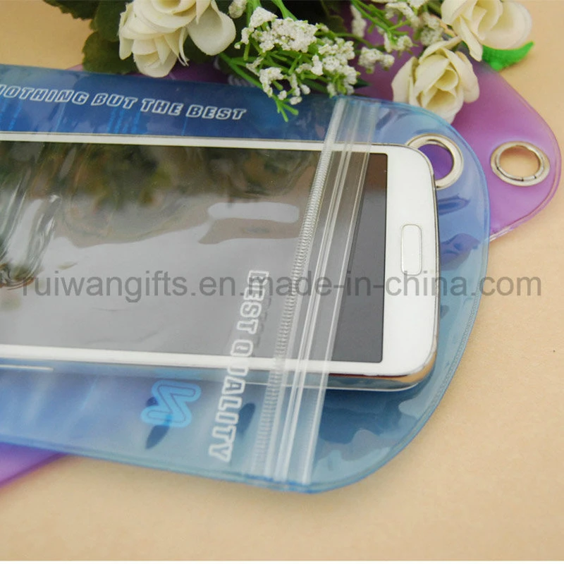 Color Waterproof Pudding Bag Pouch for Mobile Phone