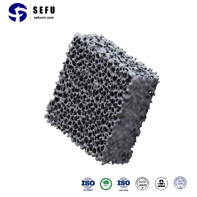 Foundry Filter Supply Porous Plate Sic Ceramic Foam Filters for Metal Casting