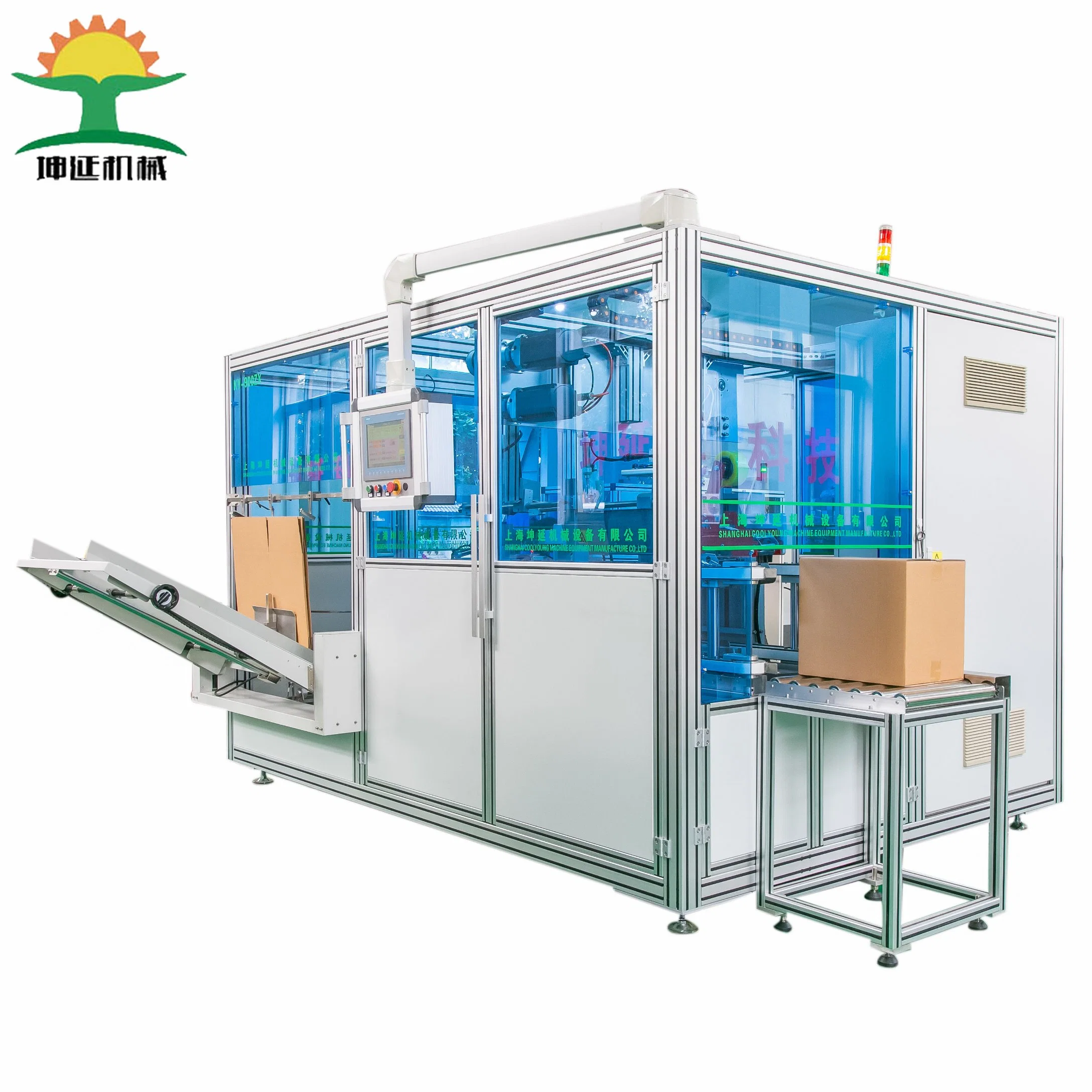 Automatische anwendbare Fabrik Maschinen Karton Box Verpackung Horizontal und Vertikale Kartoniermaschine