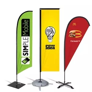 Flag Banner Teardrop Custom Werbung Flag Feather Flagge