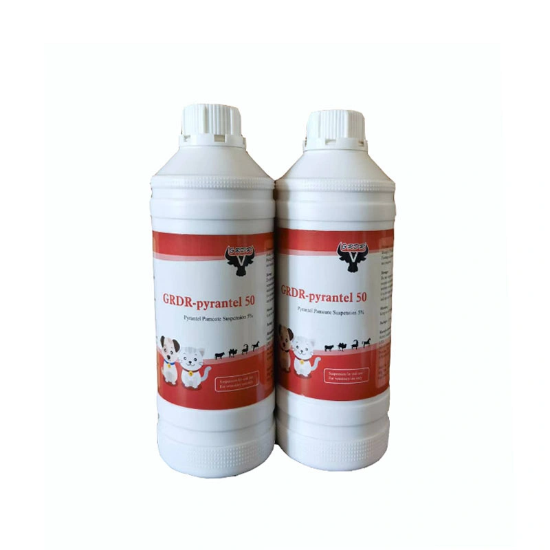 Pyrantel Pamoate Suspension 5% Veterinary Drug High quality/High cost performance 