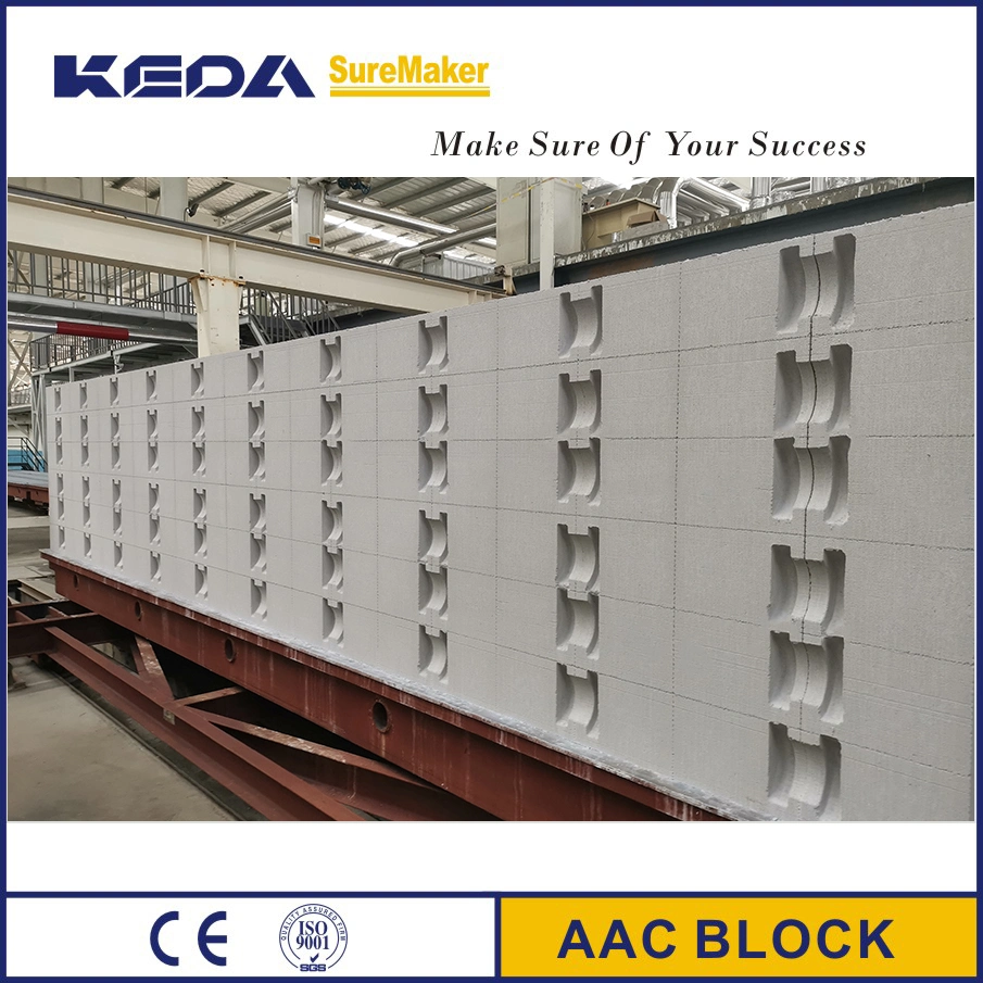 Keda machine à fabriquer des blocs de béton Léger, AAC automatique de ligne de production