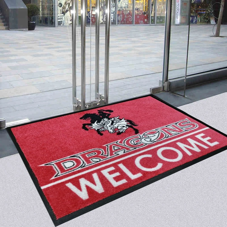 Durable Doormat Outdoor Door Mat Nylon Welcome Non Slip Floor Mat with Rubber Backing