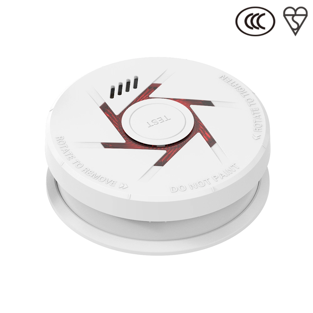 9V Battery Operated Optical Smoke Alarm