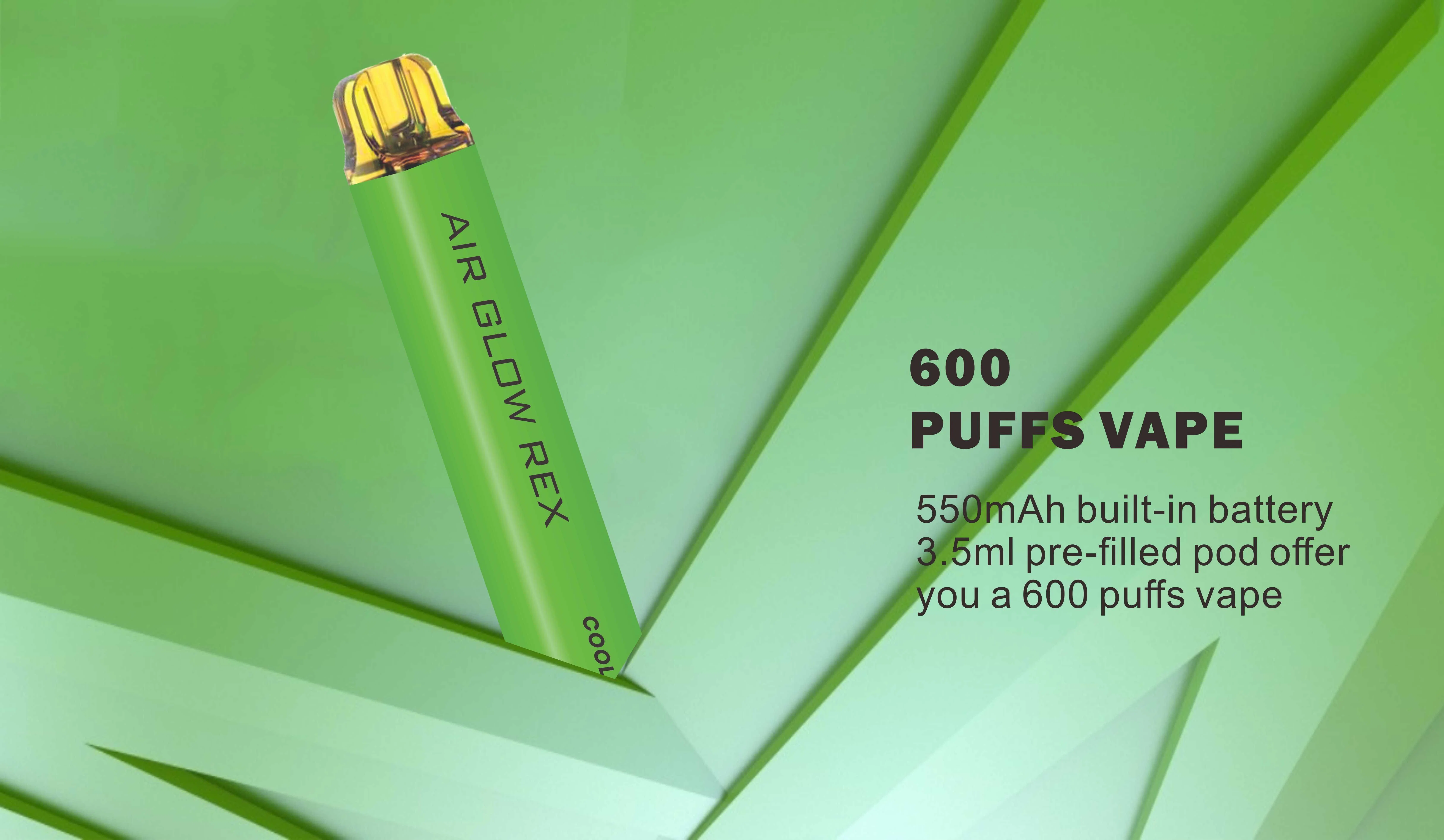 На заводе Шэньчжэня аккумулятор 500 Puffs одноразовые Электронные сигареты оптовая торговля одноразовые Vape перо для изготовителей оборудования