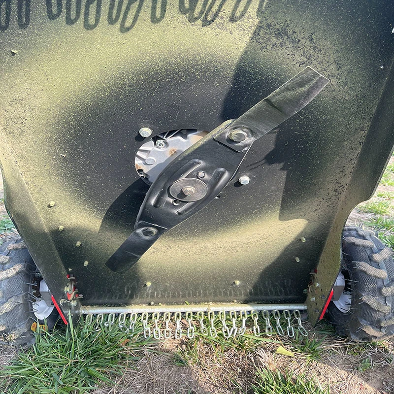 Puerta a Puerta de asas regulables en altura de un cilindro de la máquina cortadora de césped de gasolina