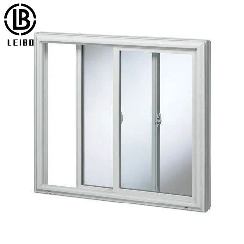 UPVC/perfil de PVC la ventana de plástico de la ventana deslizante con aislamiento doble vidrio Low-E