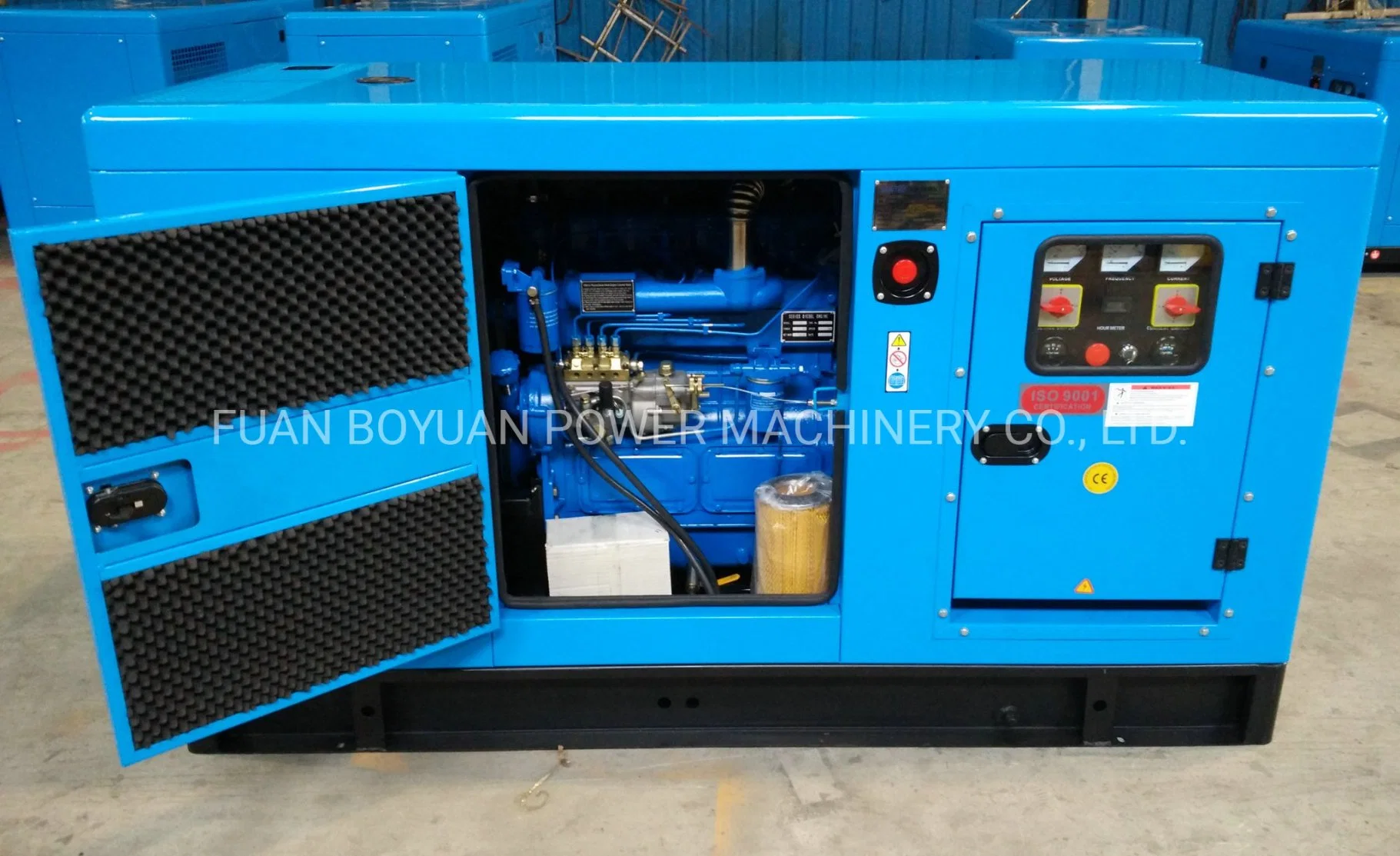 Ricardo Engine Mechanic Control Board Portable Silent Diesel Generator 50kw