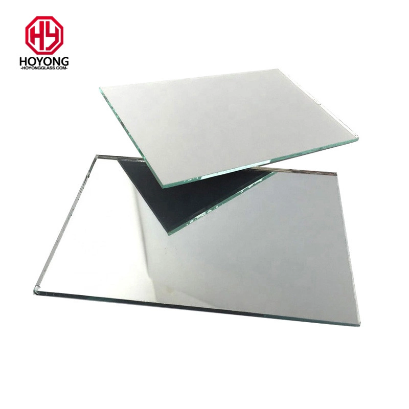 2-10mm Mirror Glass Double Coated Silver Aluminium Sheet Copper Free Back Paint Color Grey Blue Green White