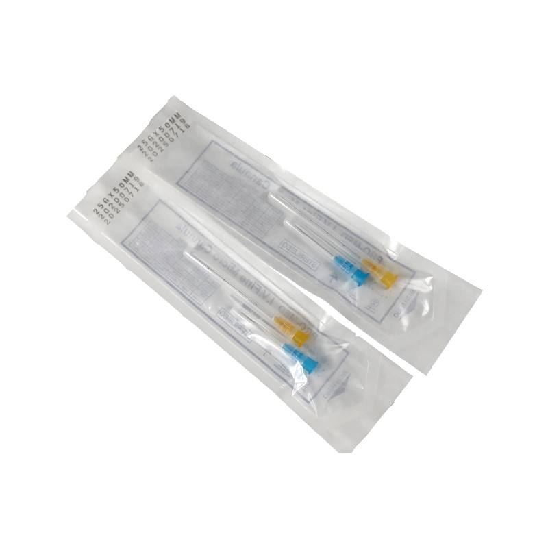 Pointe émoussée canule Micro aiguille d'injection 18g 21g 22g 23G 25g 27g 30g extrémités lisses seringue Endo cranté