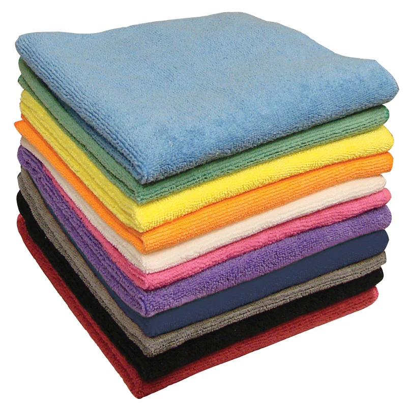 Chiffon microfibre POLYVALENT 250 G/M2 16X16 pouces pour chiffon de nettoyage MicroFiber Cuisine et voiture