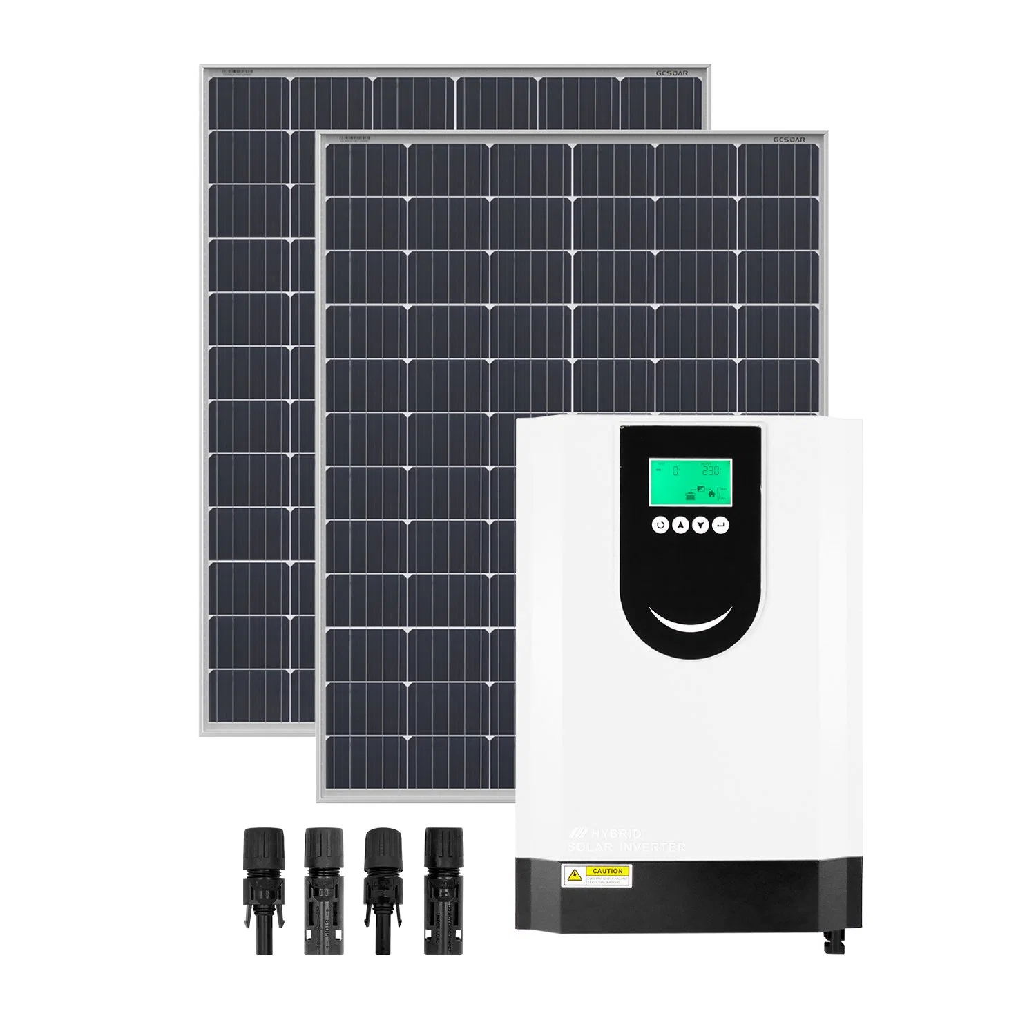 Gcsoar Pure sine Wave On/Off Grid Hybrid 48 V 6 kw Solar Inversor híbrido com controlador de carregamento solar MPPT de 120 A.