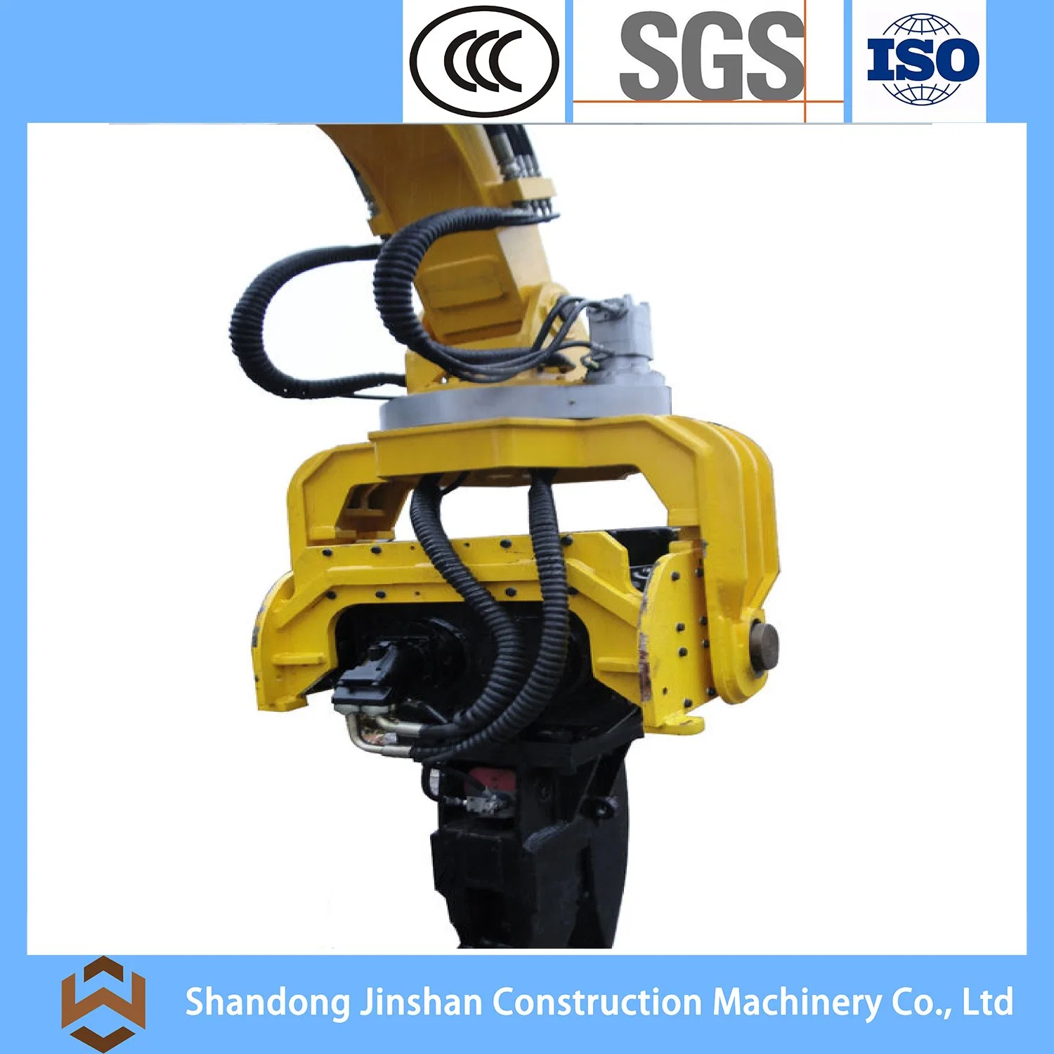 Excavator Attachments Hydraulic Vibro Piling Hammer Hydraulic Impact Hammer Concrete Pile Drive Machine