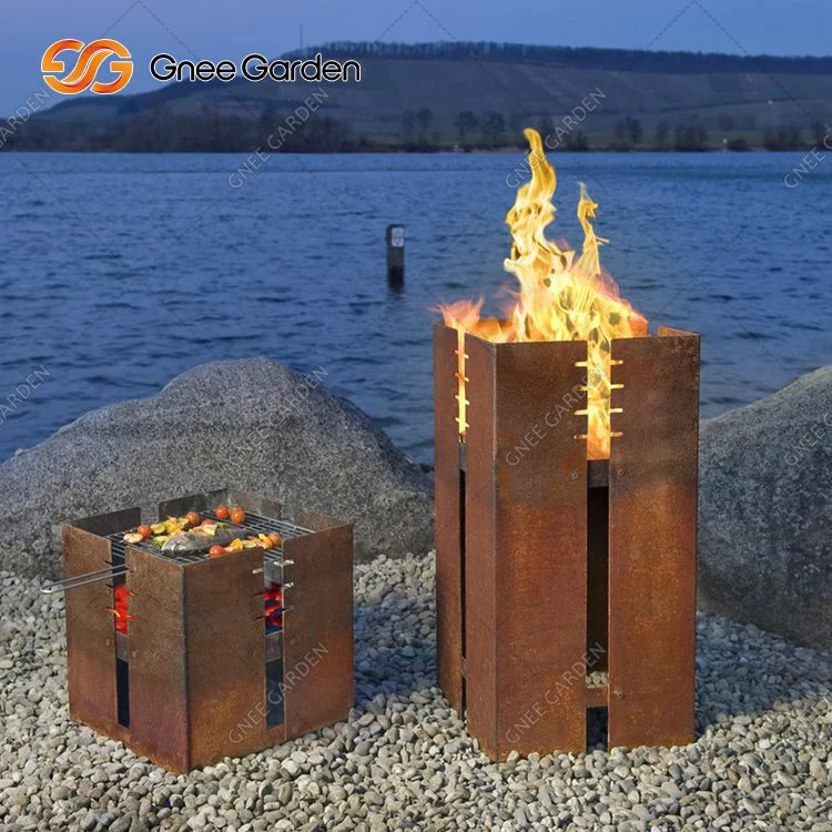 Creative Corten Steel BBQ Design Outdoor