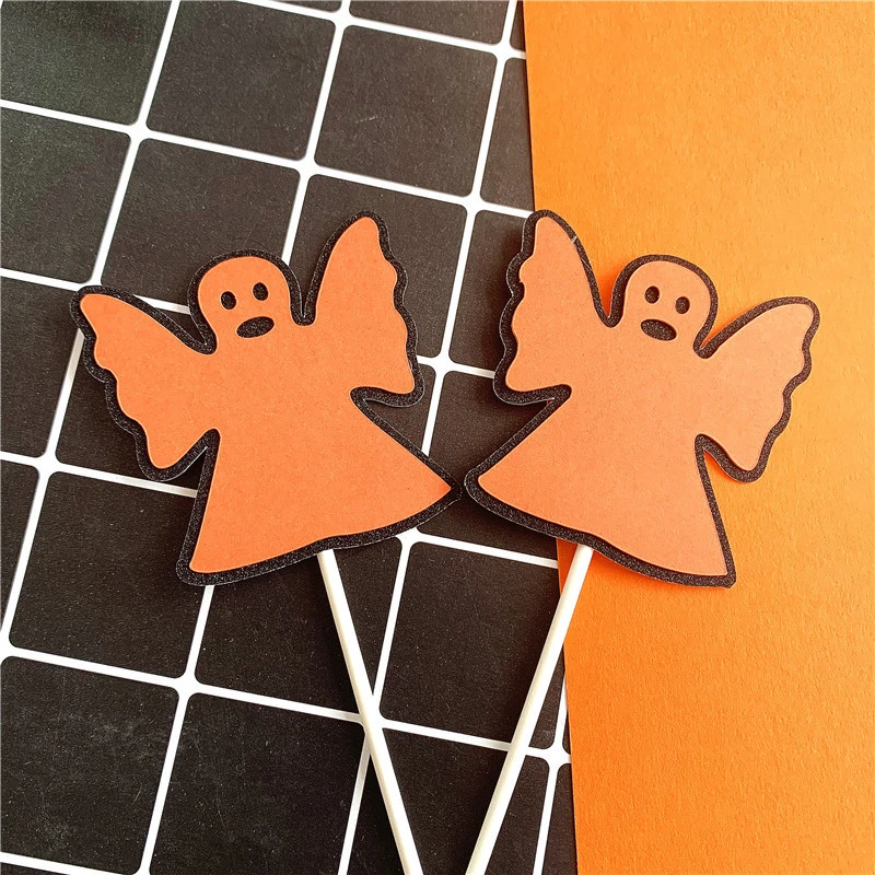 Halloween Decorations Collection Pumpkin Bat Witch Ghost Castle Cake Decoration Funny Party Dress up