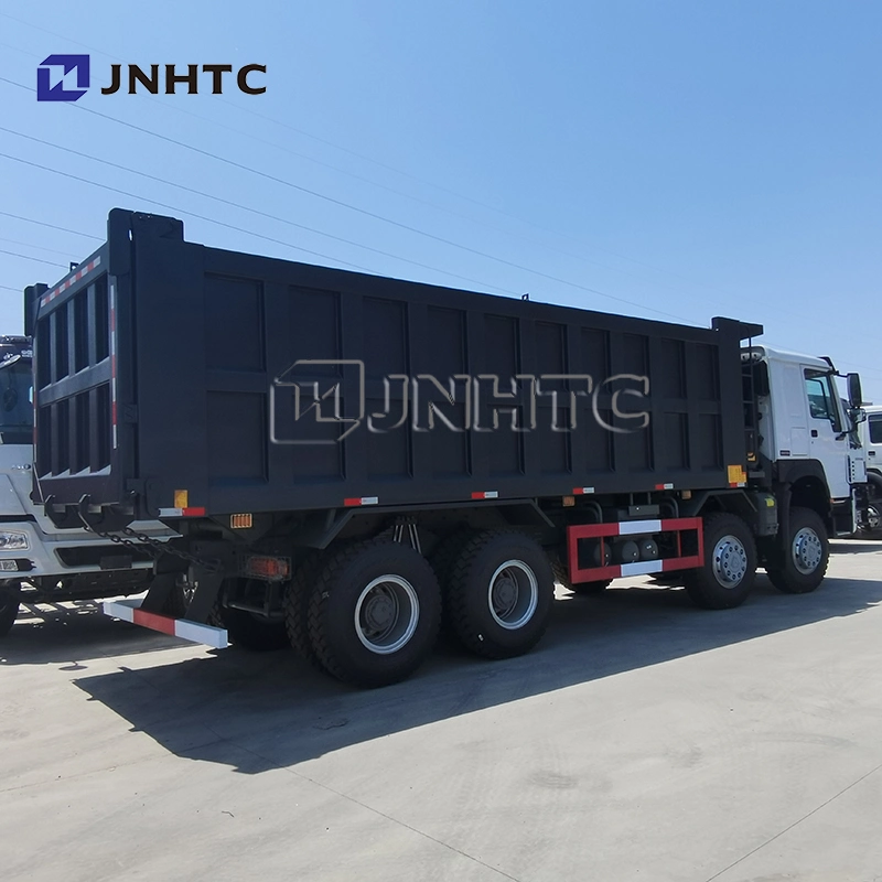 Sino HOWO 8X4 12 Wheeler Dump Box with Hyva Cylinder Hardox Steel 371HP 30cbm Tipper Price